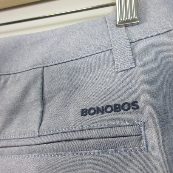Bonobos Golf Pants Men 31x32 Blue Straight Flat Front Performance Stretch 378 - Picture 5 of 12
